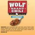 thumbnail image 6 of Wolf Brand Chili No Beans, Chili Without Beans, 15g Protein Per Serving, 38.5 oz. Can, 6 of 9