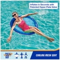 thumbnail image 2 of Tumbona de piscina SwimWays Spring Float Premium Papasan para adultos, 2 of 7
