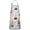 White Christmas Gnome, variant on White Christmas Gingerbread and Tree Pattern Apron-Garden Aprons for Women with Pockets-Cotton Linen Waterproof Kitchen Cooking Gardening Aprons Adjustable for Kitchen,Cooking,BBQ and Salon 33"x27"