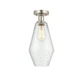 thumbnail image 3 of Innovations Lighting  Cindyrella - 1 Light 7" Semi-Flush Mount Seedy/Brushed Satin Nickel, 3 of 5