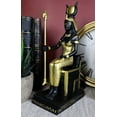 thumbnail image 5 of Egyptian King Queen Goddess Isis & God Osiris Sitting On Throne Figurine Set, 5 of 6