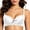 A-White#55, variant on Plus Size Underwire Bra for Women Lace Trim Push Up Bras Polka Dot Print Smoothing Bralettes Everyday Dressy Casual Bras White 80C