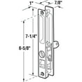 thumbnail image 2 of Keyed Sliding Door Flush Latch Handle Set, 6-5/8 in., Diecast Construction, Chrome Plated, 2 of 4