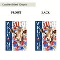 thumbnail image 4 of July  4th Welcome Cattle Garden Flag, 4 of 5