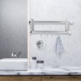 thumbnail image 1 of FOMIYES Estante De Montado En Pared En Acero Inoxidable Con Cesta Para Almacenamiento Y, 1 of 7