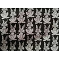 thumbnail image 4 of oneOone Organic Cotton Voile Fabric Rabbit Block Printed Fabric 1 Yard 42 Inch Wide, 4 of 4