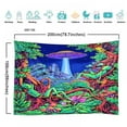 thumbnail image 2 of Monfince Magic Forest Tapestry Wall Hanging Flannel Art Tapestries for Living Room Bedroom Dorm Decor, 2 of 9