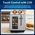 thumbnail image 5 of Elite Gourmet ECTL2530 2-Slice Toaster, Touch Screen, 5 of 5