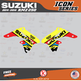 thumbnail image 2 of Kalair GFX Graphics Kit for Suzuki RMZ250 (2014-2016) Icon Series, 2 of 5