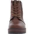 thumbnail image 2 of SOUL Naturalizer Womens Nailah Faux Leather Lugged Sole Combat & Lace-up Boots, 2 of 3