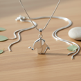 thumbnail image 4 of SilverCloseOut 925 Silver Elephant Charm Necklace with Prosperity & Luck Symbols, 4 of 7