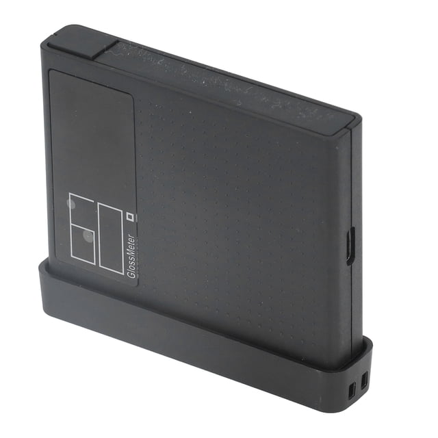 Stone Gloss Meter, Intelligent Gloss Meter 60 Degree Testing Car Paint Stone Glossometer for Glass Hardware Ceramics Mobile Phone, Angle Gauges