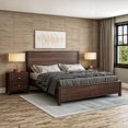 thumbnail image 2 of Standard Baja Solid Wood Bed - King Size - Walnut Finish, 2 of 8