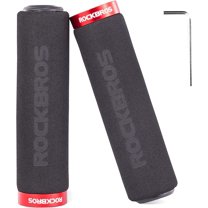 ROCKBROS Bike Handlebar Grips Soft Foam Handle Grips Single Lock on 22.2mm