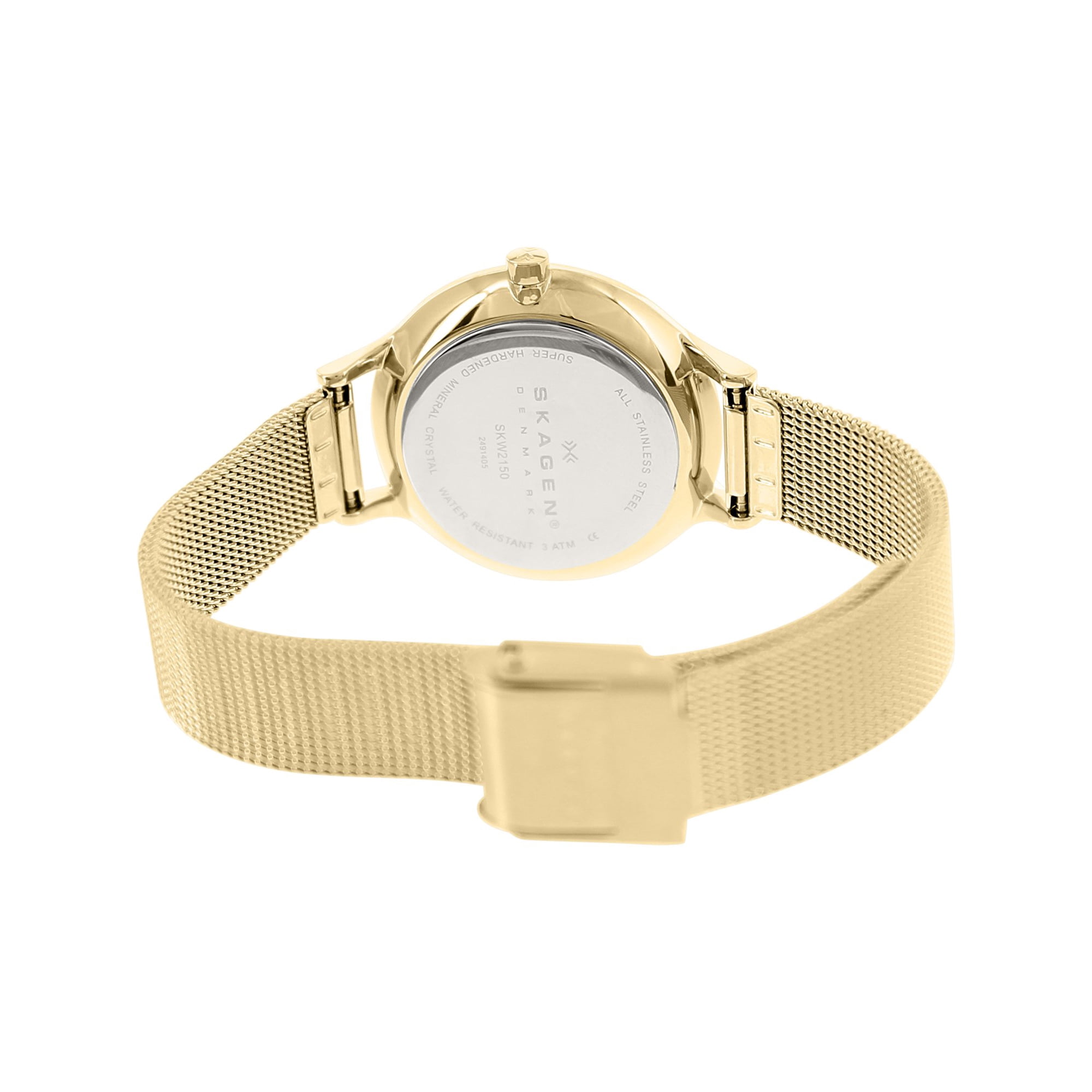 Skagen Women s Anita SKW2150 Gold Stainless Steel Plated Japanese Quartz Fashion Watch Walmart