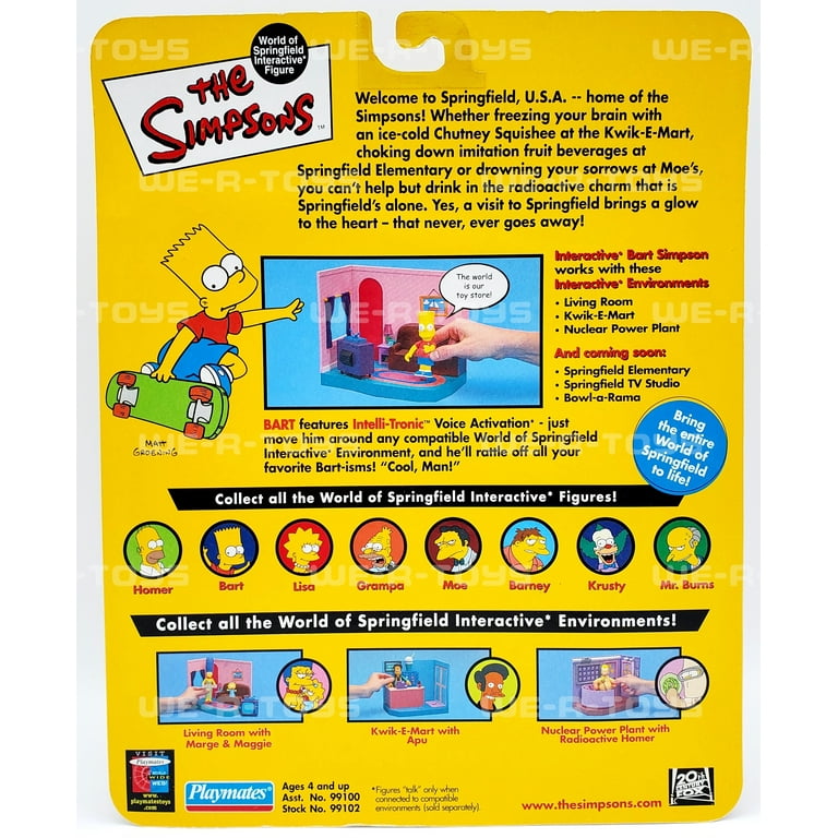 ザ・シンプソンズ Intelli-Tronic フィギュア12→8 The Simpsons Database series 12 Intelli-tronic action figure