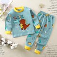 thumbnail image 1 of Conjunto de ropa interior para niños, pijama de algodón para niño de algodón para niñas, ropa de bebé Otoño, ropa para el hogar, ropa de dormir larga, 1 of 4