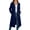 C-Navy14, variant on DHFJKG Womens Long Cardigan Casual Hooded Long Sleeve Fitness Lightweight Zipper Jacket Knee-Length Solid Color Stylish Outerwear