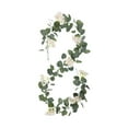 thumbnail image 2 of Artificial Hydrangea Garland,Pink Faux Flower Vine for Wedding Arch, Party Backdrop & Home Decoration,C,1PC, 2 of 8