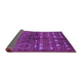thumbnail image 2 of Ahgly Company Indoor Rectangle Solid Pink Modern Area Rugs, 6' x 9', 2 of 4