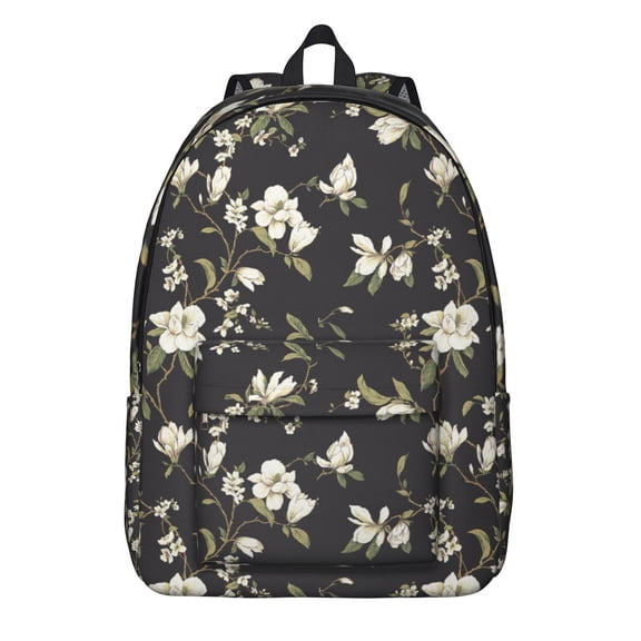Classic Floral Pattern Backpack for College School Large Bookbag with Laptop Pocket Durable Unisex Backpack Gift for Commuting