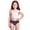 Navy, variant on Little Girl's Bikini Sets Two Piece Swimsuit UPF 50 Sun Rash Guard And Swim Shorts For Beach Pool Summer Swimwear Size 6-7T