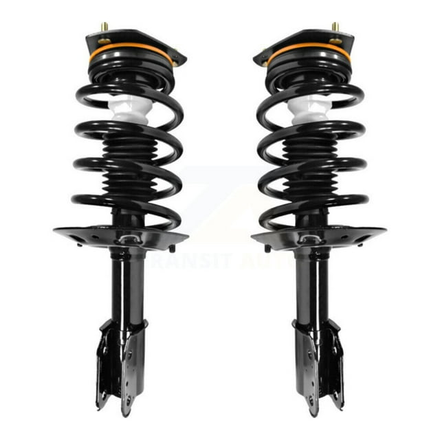 Transit Auto Front Complete Suspension Shocks Strut and Coil Spring Mount Assemblies Pair for Car Chevrolet Impala Oldsmobile Intrigue - Left Right Side (Driver Passenger) K78A-100018