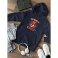 thumbnail image 3 of Halloween Pumpkin Santa Hoodie Juniors -Image by Shutterstock,  Large, 3 of 4