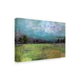 thumbnail image 2 of Trademark Fine Art 'Abstract Aqua Sky Landscape' Canvas Art by Jean Plout, 2 of 3