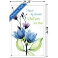 thumbnail image 3 of Transparent Flowers - Dreams Wall Poster, 22.375" x 34", Framed, 3 of 3