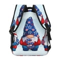 thumbnail image 4 of Disketp Cute Gnomes in USA1 Backpack for Men and Women - Lightweight Backpack Classical with Multi-pockets Casual Daypack for College Workplace Travel, 4 of 5