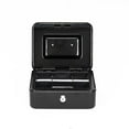 thumbnail image 6 of CB152 Stainless Steel Small Safe Box Cash Box Black, 6 of 12