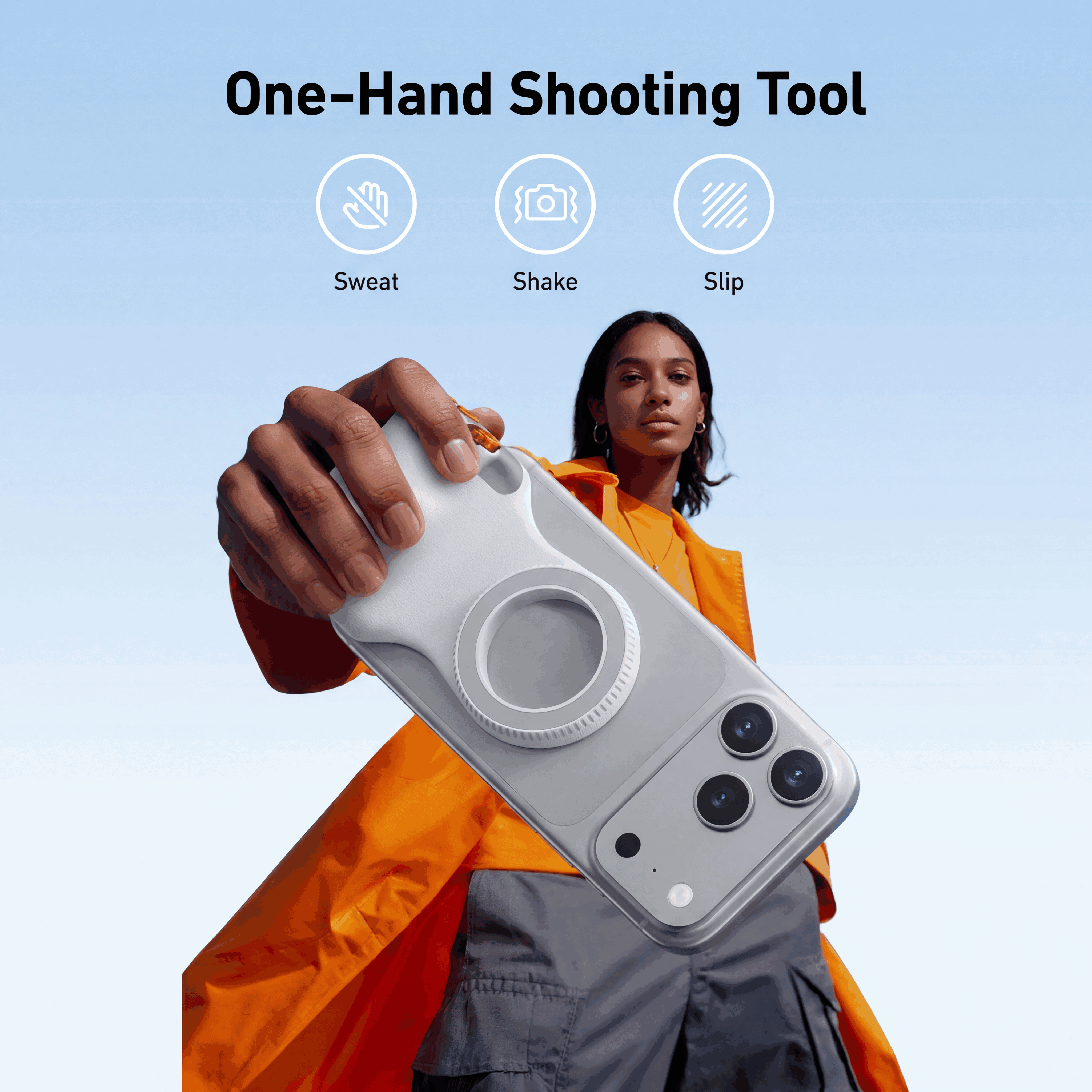 ETEPEHI Magnetic Phone Camera Grip with Wireless Remote photo 6