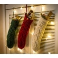 thumbnail image 3 of Paquete de 6 calcetines navideños Calcetines navideños clásicos de punto rojo y verde de 18 pulgadas Decoración navideña clásica de gran tamaño Decoración navideña para el hogar Sincero  Producto electrónico, 3 of 4