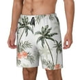 thumbnail image 2 of Daiia Vintage Palm Trees Mens Swim Trunks Swim Shorts Quick Dry Swim Shorts with Mesh Lining Pockets-X-Large, 2 of 9