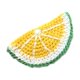 thumbnail image 1 of Pinzas para el pelo con forma de limón, pasador de punto, adorable tocado para niñas, color amarillo, 1 of 7