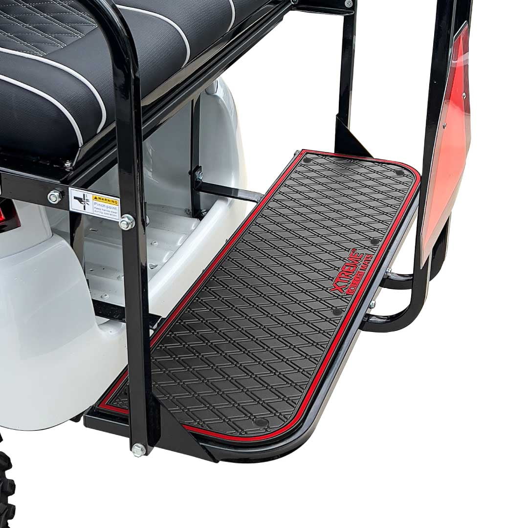 Xtreme Mats Golf Cart Mat for Rear Facing Foot Rests & Rear Seat Kits ...