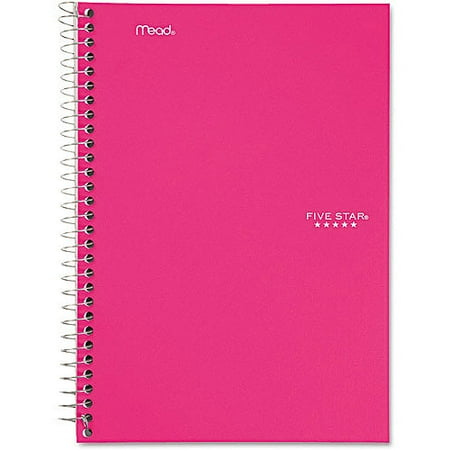 Five Star 2-Subject Wirebound Notebook, College Rule, 100 Sheets