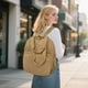 thumbnail image 3 of Mochila multiusos para mujer y hombre | Bolsa de viaje impermeable de gran capacidad | Mochila convertible, bandolera o bolso de mano para la escuela, el trabajo y el trabajo, 3 of 5