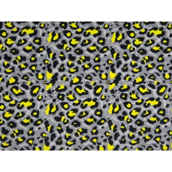 Minerva Velour Stretch Knit Fabric Neon Yellow - per yard