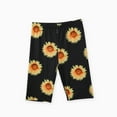 thumbnail image 3 of PatPat 2pcs Kid Girl Bowknot Design Sleeveless Tee and Floral Print Leggings Shorts Set, 3 of 6
