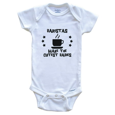 

Baristas Make The Cutest Babies Funny Coffee Shop Baby Bodysuit