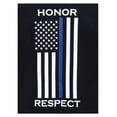 thumbnail image 4 of Rothco Thin Blue Line Honor and Respect Long Sleeve T-Shirt, 4 of 4