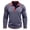 Navy, variant on GEWSEY Mens Long Sleeve Polo Shirts Fashion Casual Raglan Button Polo Tee Collared Golf Shirt (Blue, XL)