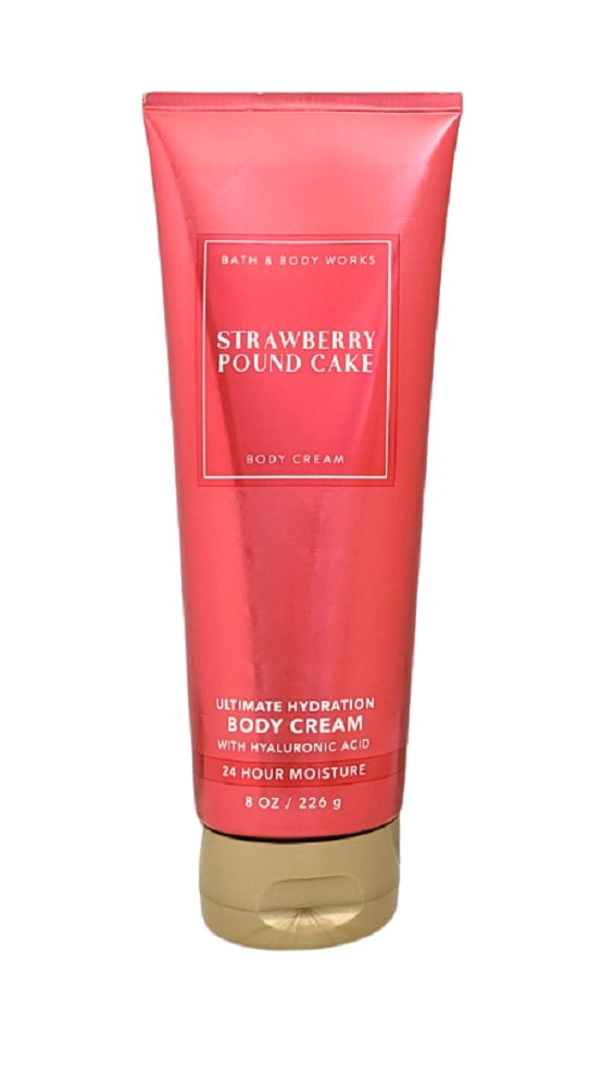Bath & Body Works STRAWBERRY POUND CAKE Ultimate Hydration Body Cream