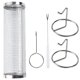 thumbnail image 3 of Cesta para barbacoa, cestas para asar rodantes para fogata, accesorios de cocina de acero inoxidable, 3 of 9
