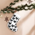thumbnail image 7 of Salouo Retro Rooster Print Christmas Stockings,Large Xmas Stocking Set of 1 Holiday and Farmhouse Stocking for Christmas Holiday Party Decoration(17.7*11 Inch), 7 of 7