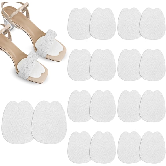 9 Pairs Felt Metatarsal Pads, Non-Slip Foot Cushions for Shoes