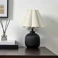 thumbnail image 2 of Home Decor Collection 12.5" Black Ceramic Table Lamp, 2 of 5