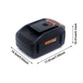 thumbnail image 3 of Batterie de Remplacement Haute Capacité 40V 40AH 10 Cellules Compatible avec WA3580 Outils et Accessoires Électriques, 3 of 6